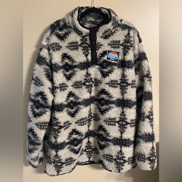 Home Free Ohio Sherpa 1/4 Button Pullover Men’s Size 2XL Winter Cozy - Picture 1 of 6